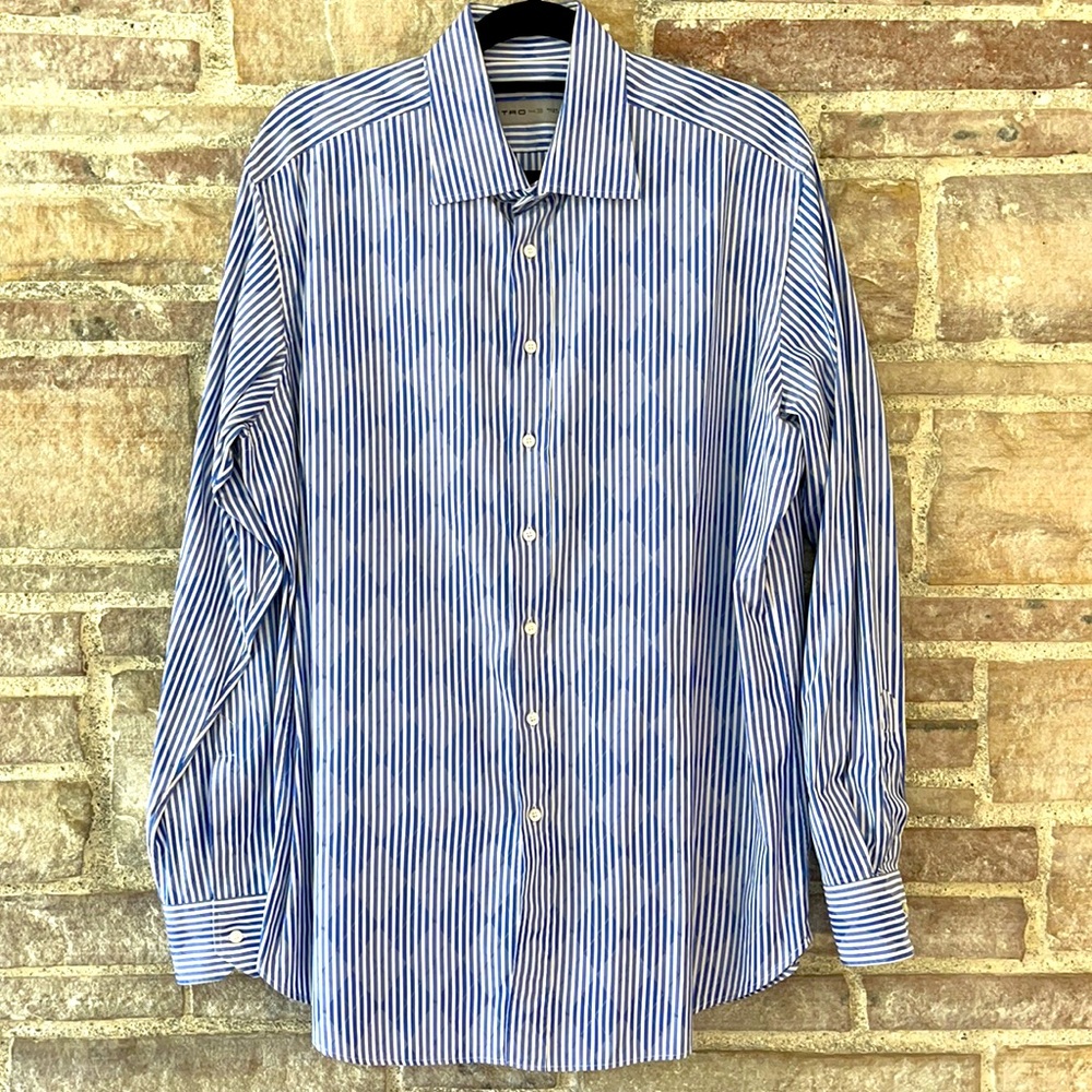 Etro men’s long sleeve button down shirt 43EU
